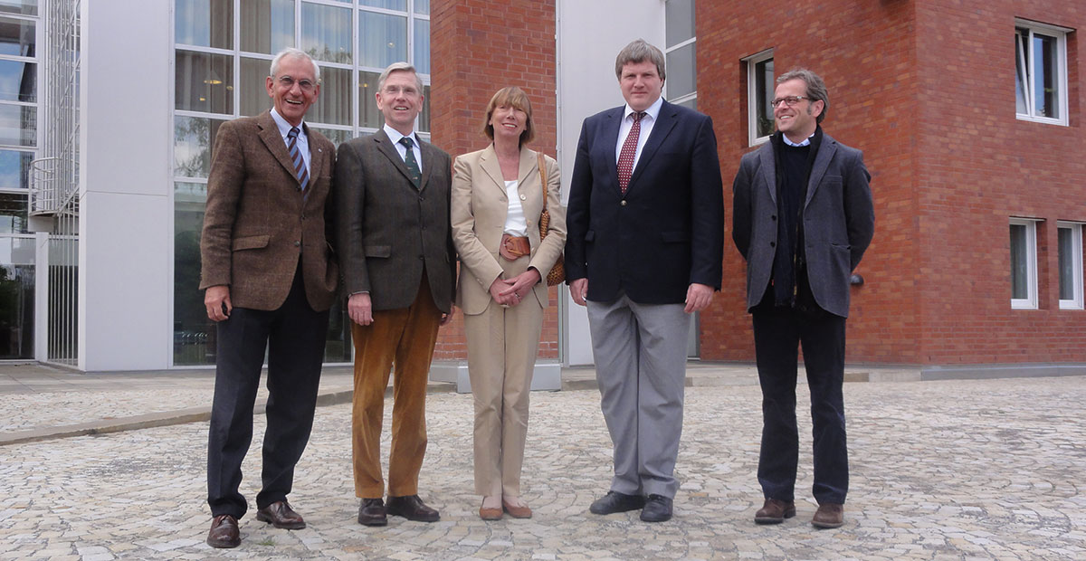 Die Jury, von links nach rechts: Dr. Johann Hinrich Claussen, Gudrun Gotthardt, Rolf Meister, Dr. Ulrike Wendland, Prof. Dr. Katja Lembke, Dr. Eckhart von Vietinghoff